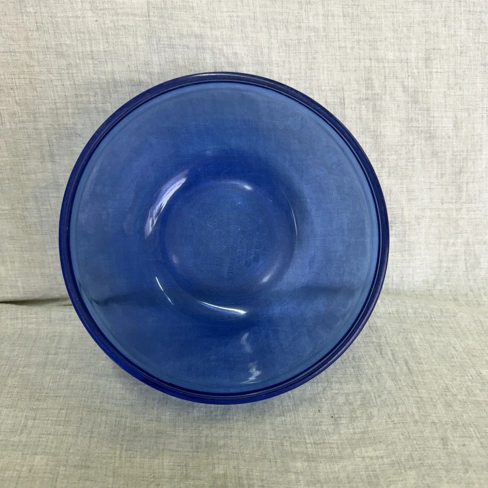 Vintage Anchor Hocking Cobalt Blue Glass Mixing Bowl Ovenware 1 Qt 1-Quart 1056